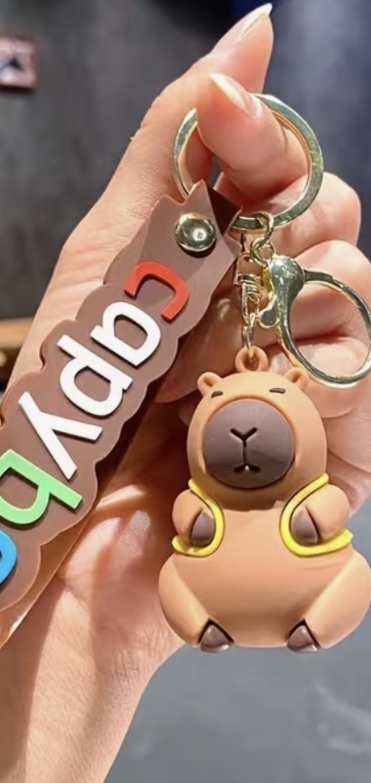Capybara keychain